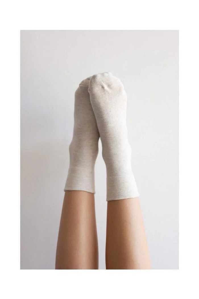 LEO BOUTIQUE Sneaker Socks Oatmeal LE BON SHOPPE