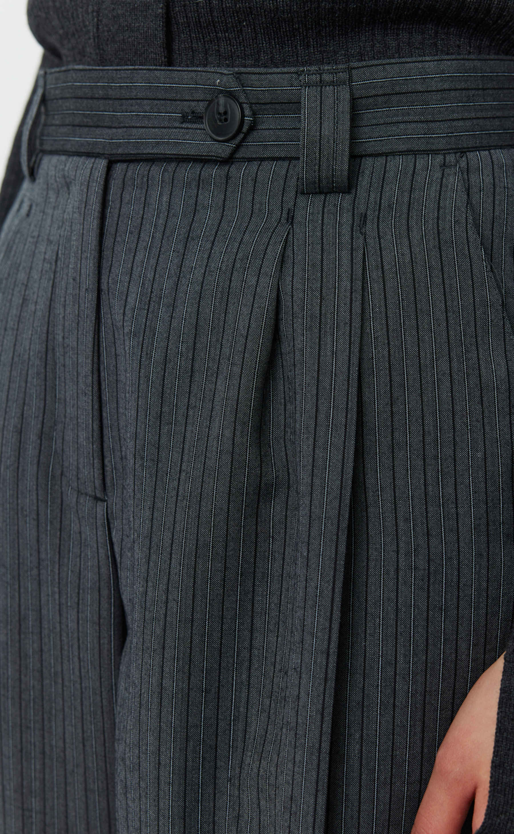 MFPEN Favorite Trousers | Classic Grey Double Stripe LEO BOUTIQUE