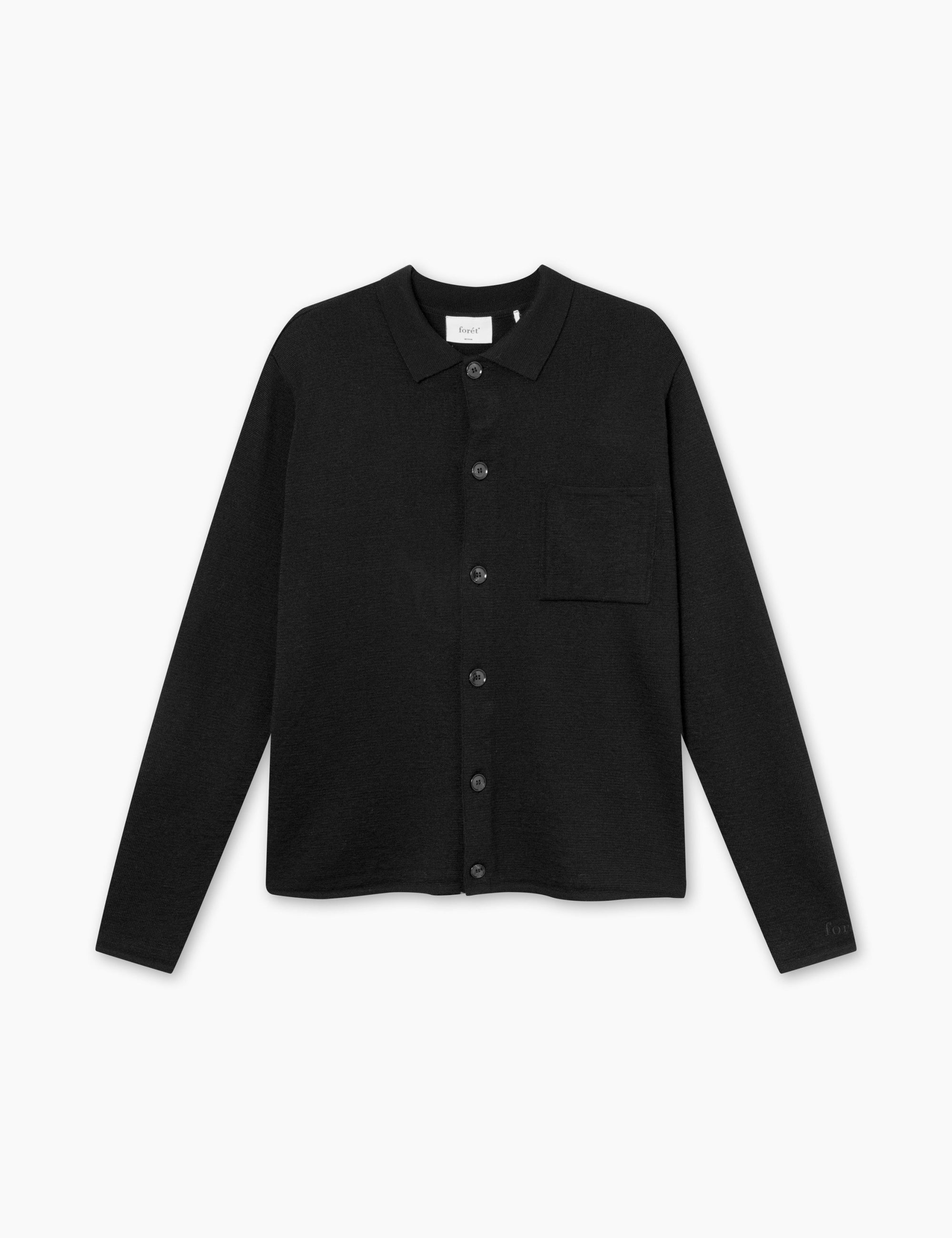 FORET Craft Cardigan | Black LEO BOUTIQUE