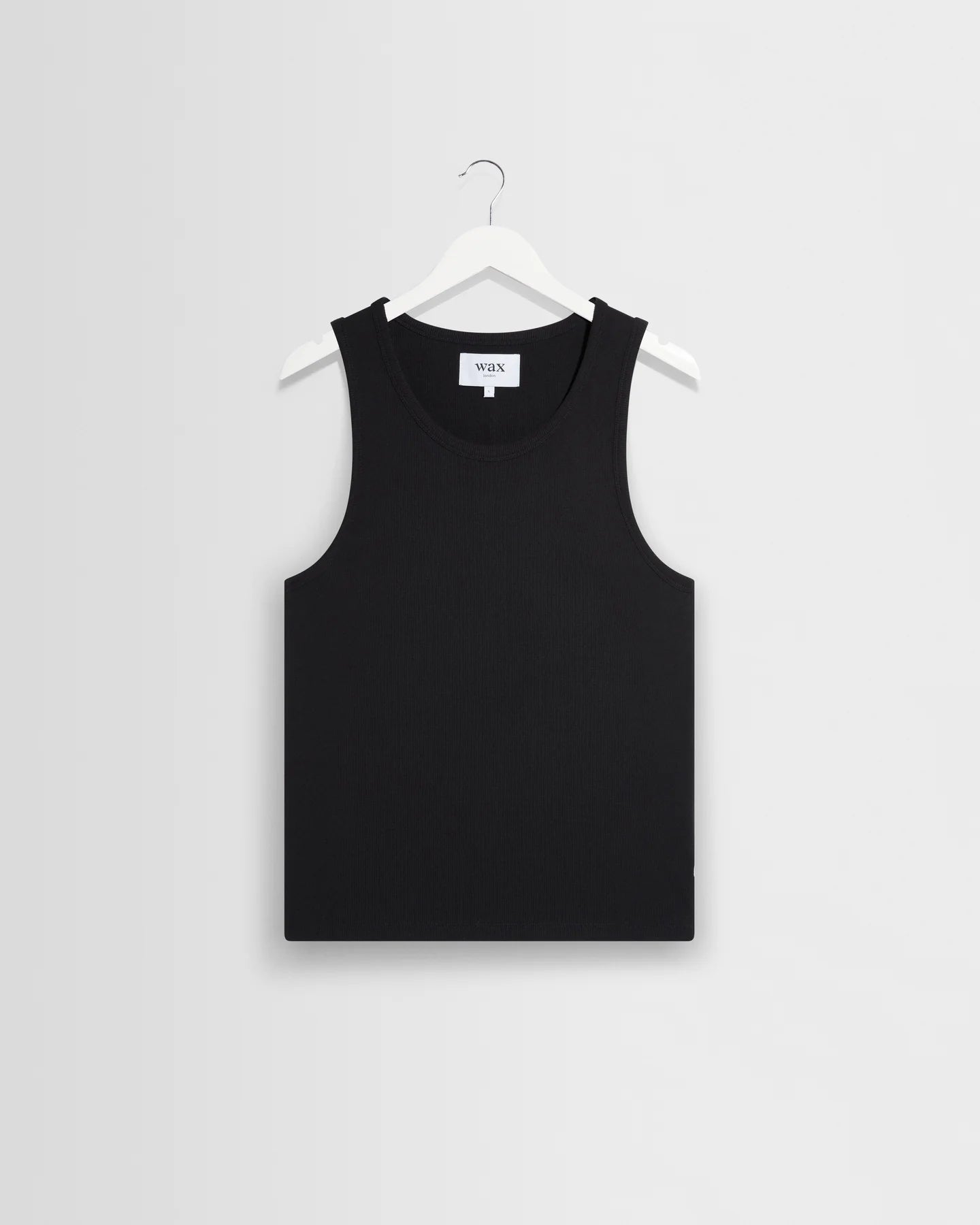 WAX LONDON Montague Vest | Rib | Black LEO BOUTIQUE