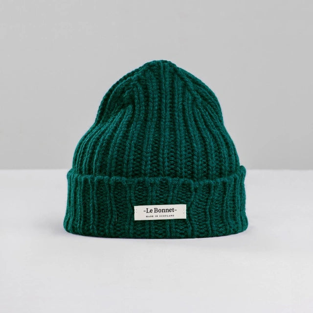 LE BONNET Logo Beanie | Moss LEO BOUTIQUE