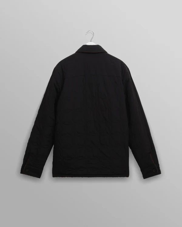 WAX LONDON Mount Reversible Overshirt Bobble Wool | Brown LEO BOUTIQUE