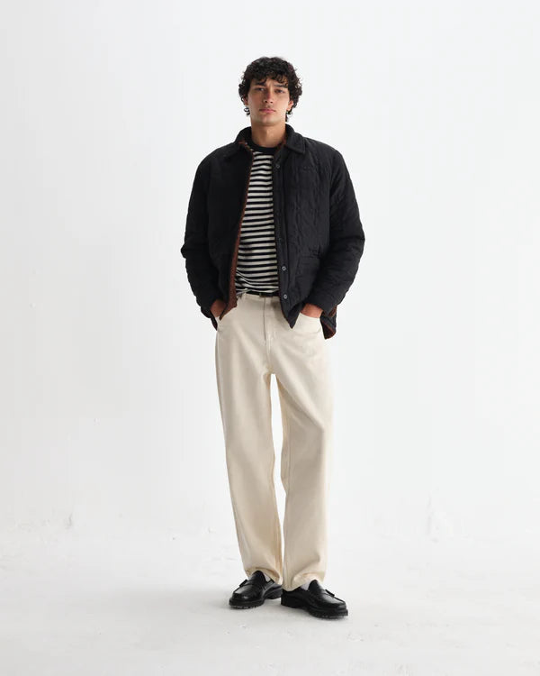 WAX LONDON Mount Reversible Overshirt Bobble Wool | Brown LEO BOUTIQUE