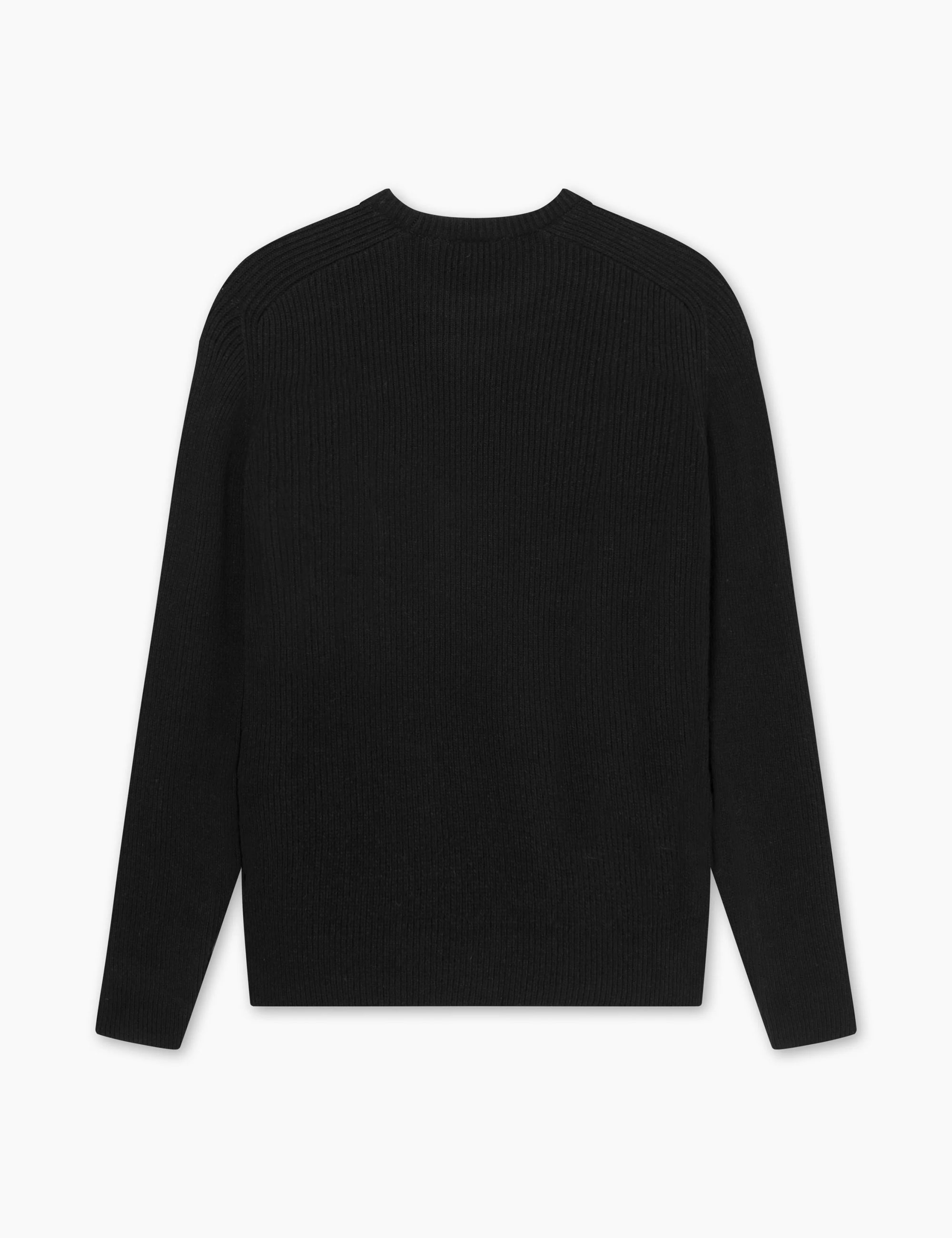 LEO BOUTIQUE Cone Rib Knit | Black Foret
