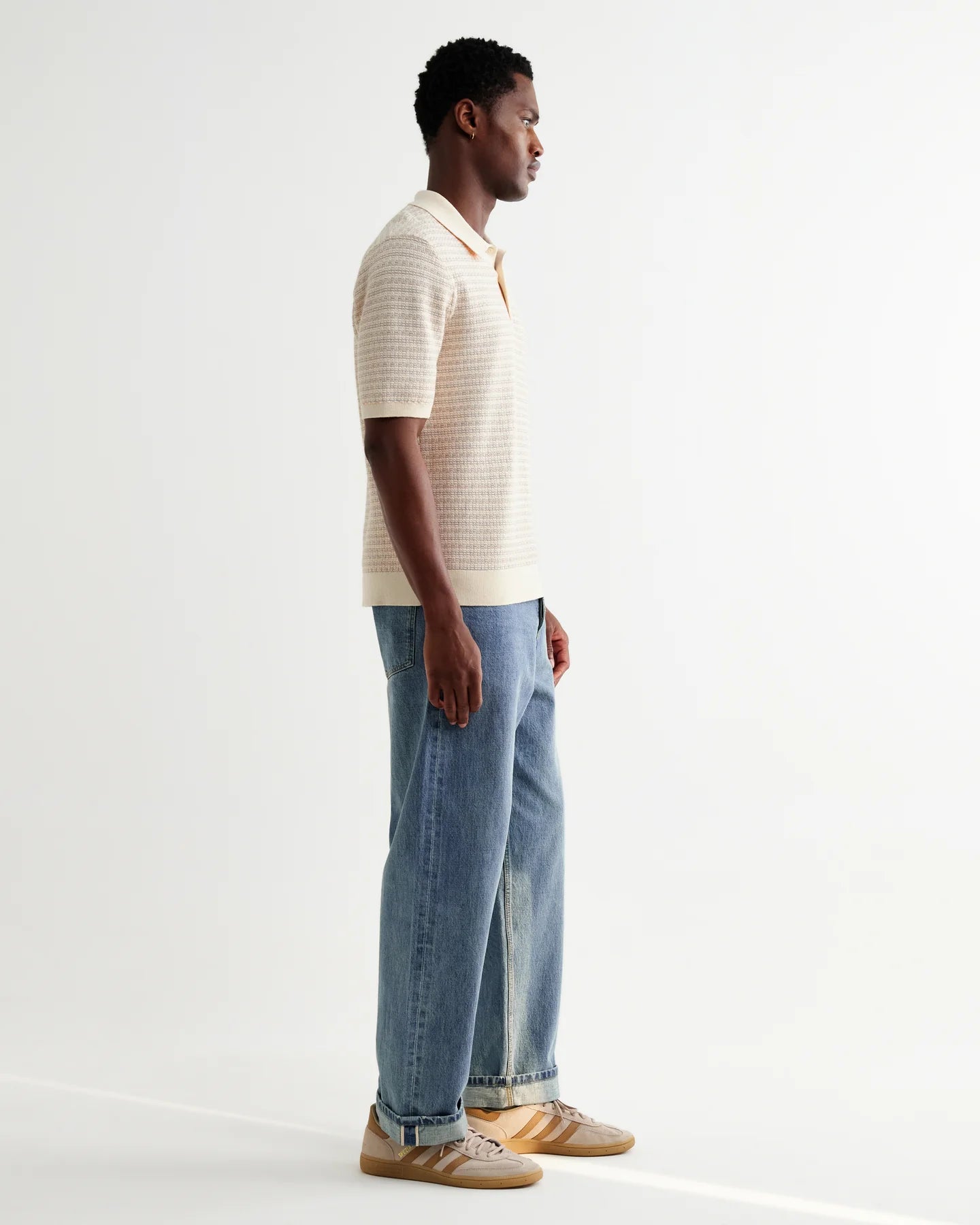 WAX LONDON Naples Polo | Mini Geo | Natural LEO BOUTIQUE