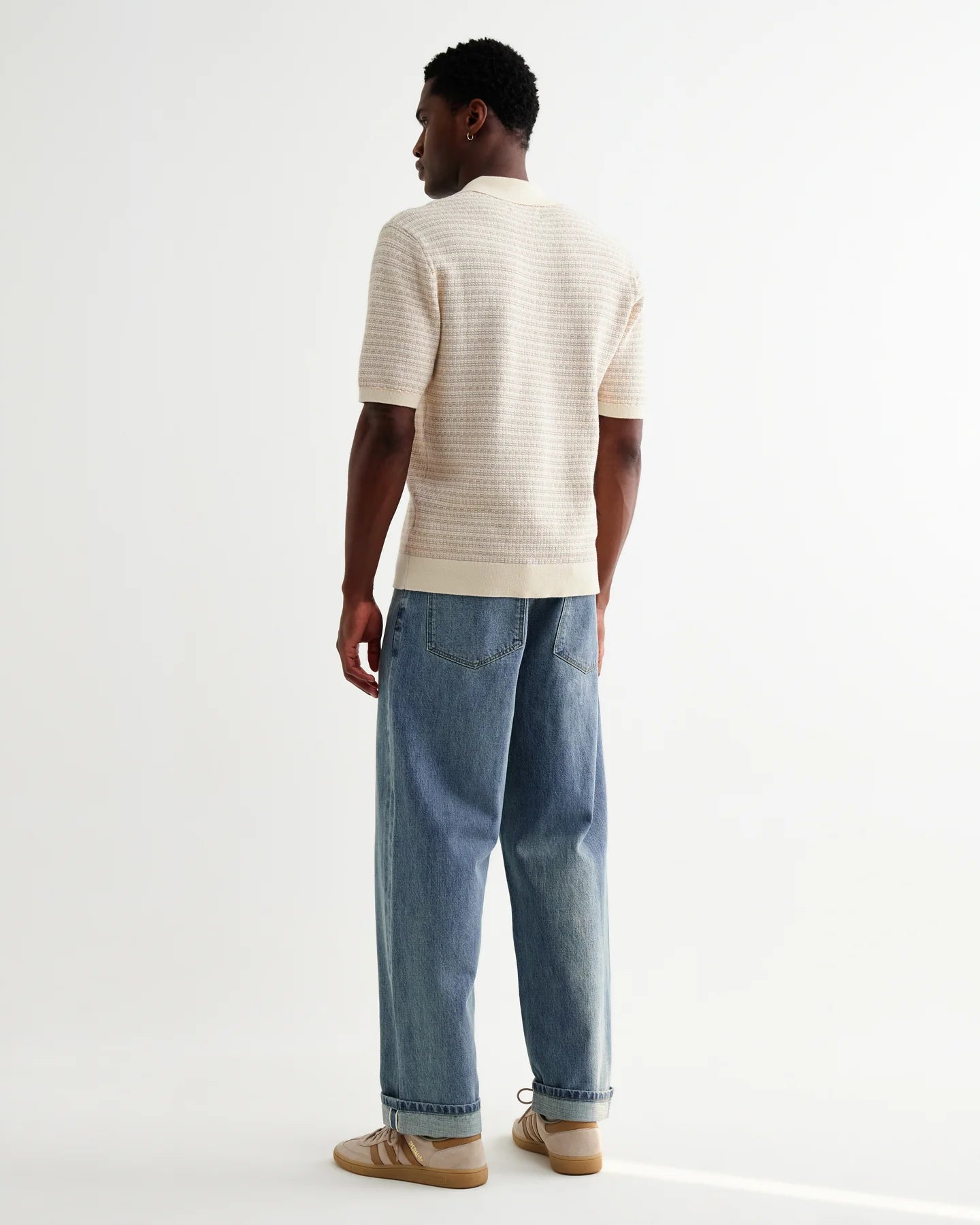 WAX LONDON Naples Polo | Mini Geo | Natural LEO BOUTIQUE