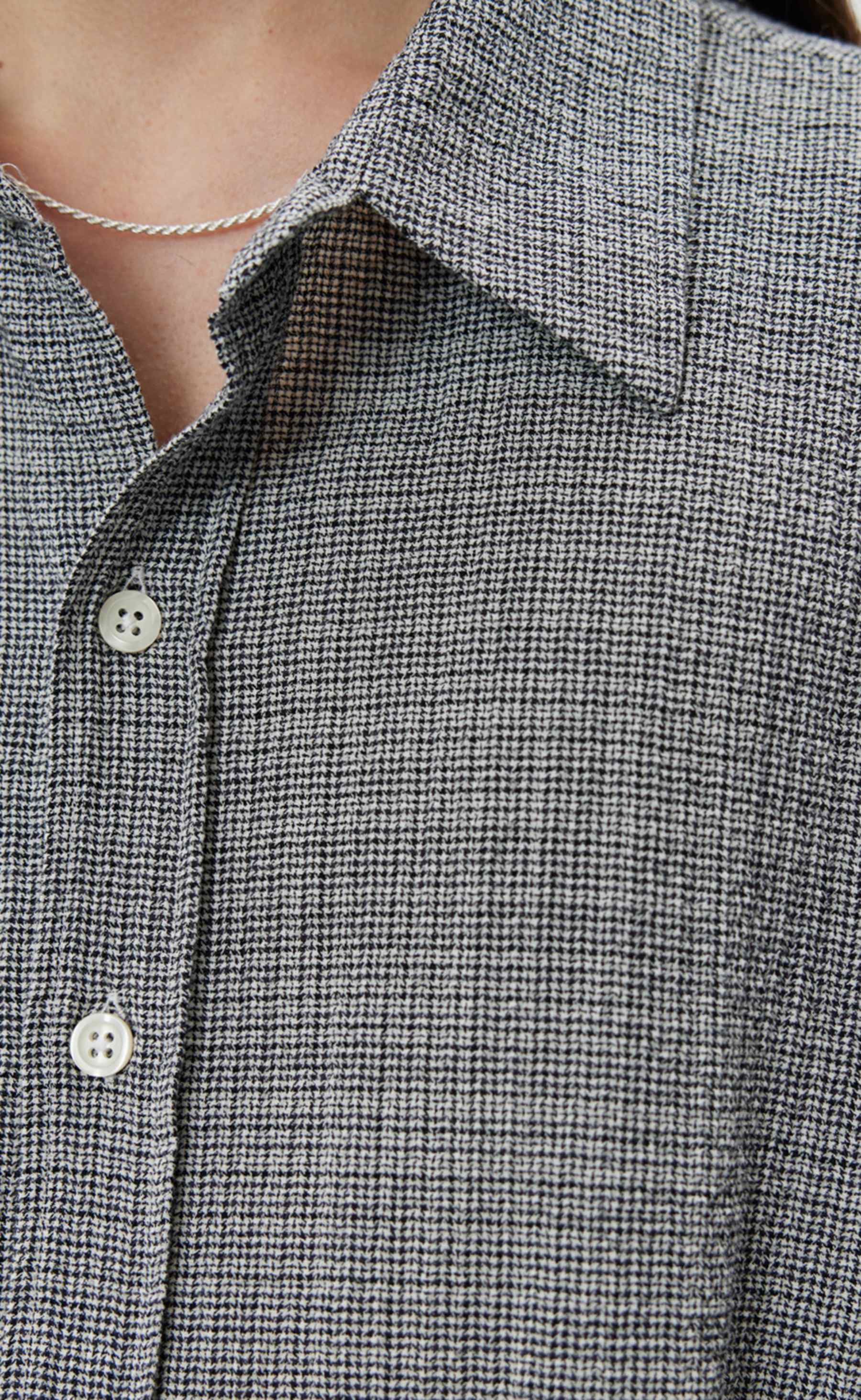 MFPEN Vacation Shirt | Seersucker Mini Houndstooth LEO BOUTIQUE