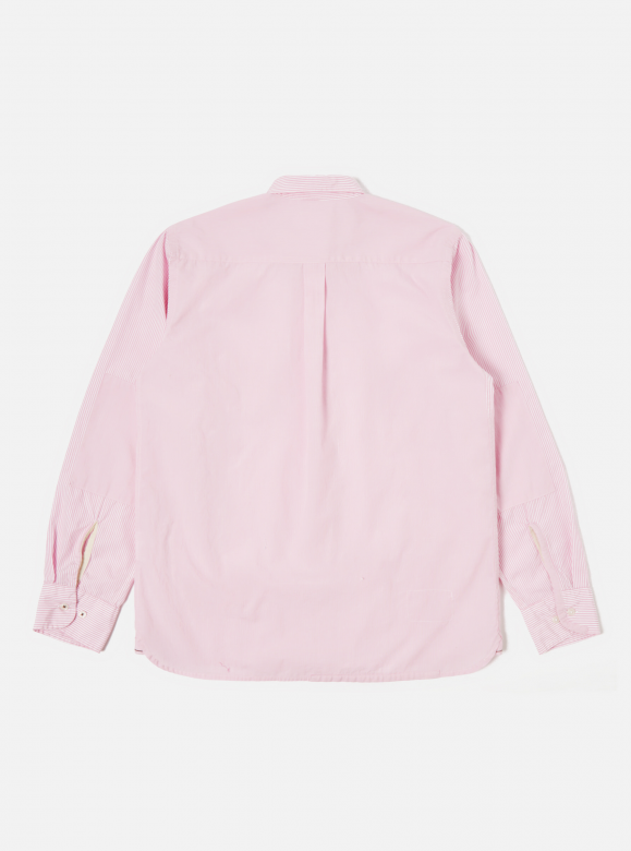 Universal Works Patched | Pink Stripe shirt LEO BOUTIQUE 