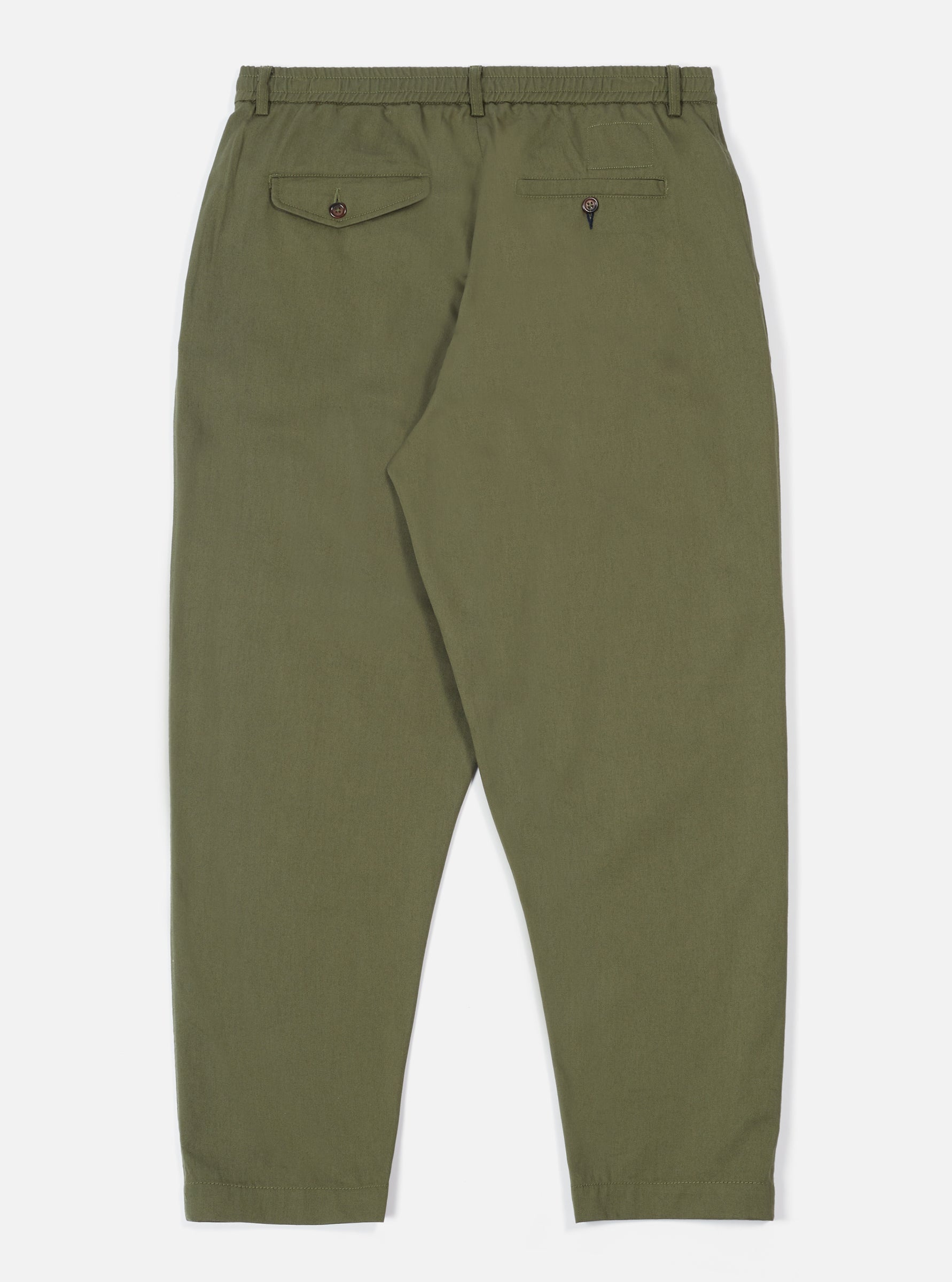 UNIVERSAL WORKS Pleated Track Pants | Olive LEO BOUTIQUE LEO 