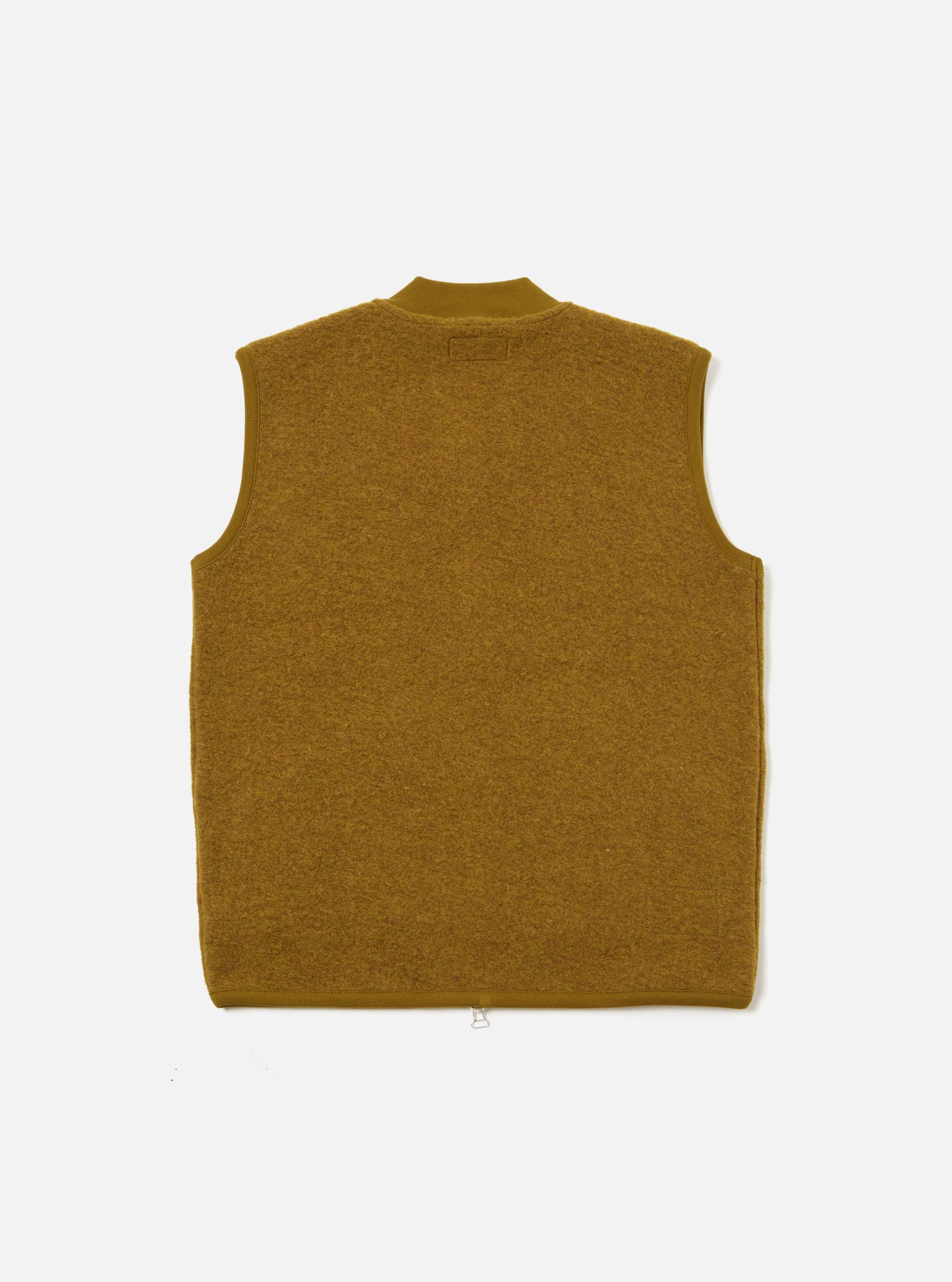 UNIVERSAL WORKS Zip Waistcoat | Mustard LEO BOUTIQUE