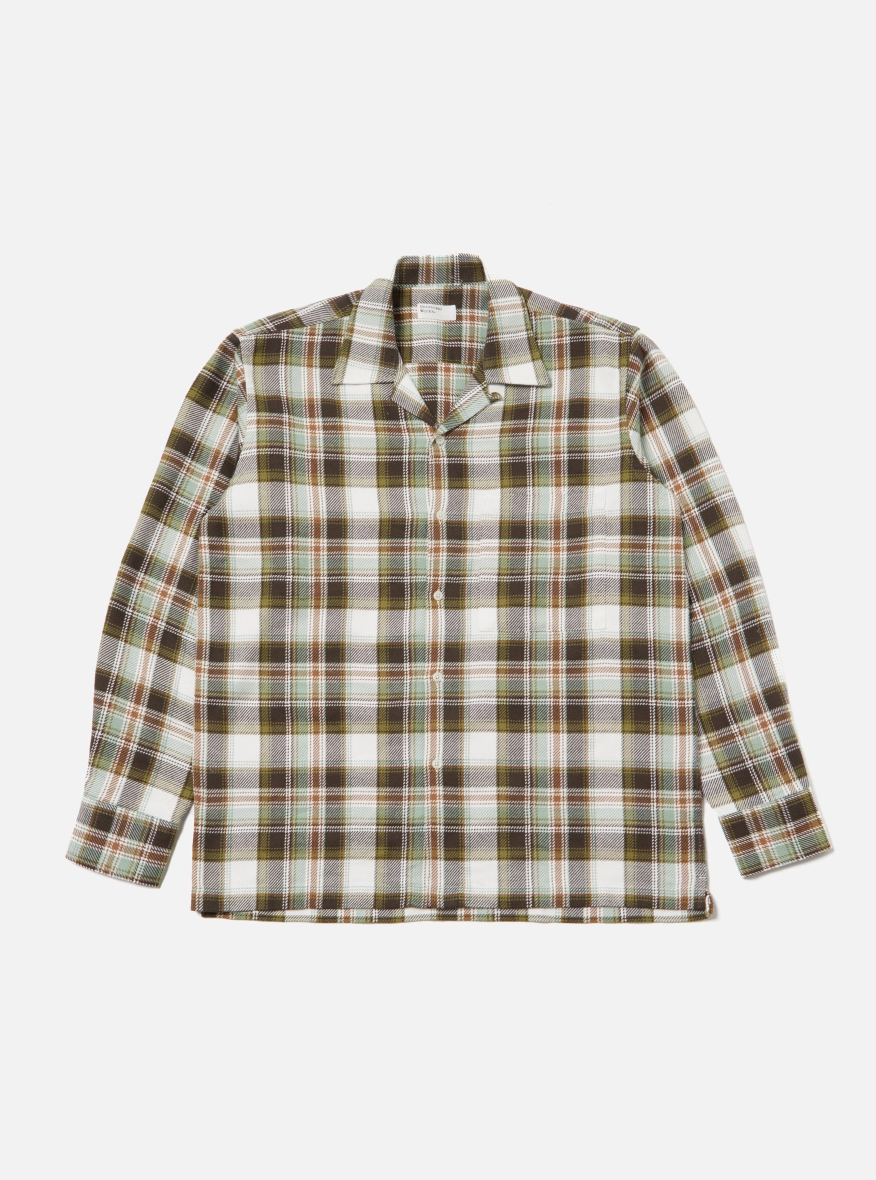 UNIVERSAL WORK L/S Camp Shirt | Tahoe Check LEO BOUTIQUE