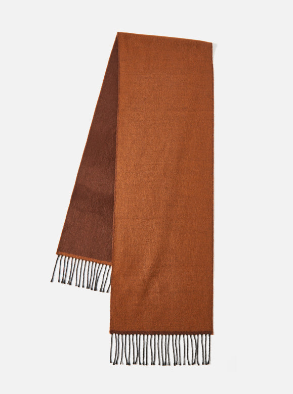 UNIVERSAL WORKS Double Sided Scarf | Brown LEO BOUTIQUE