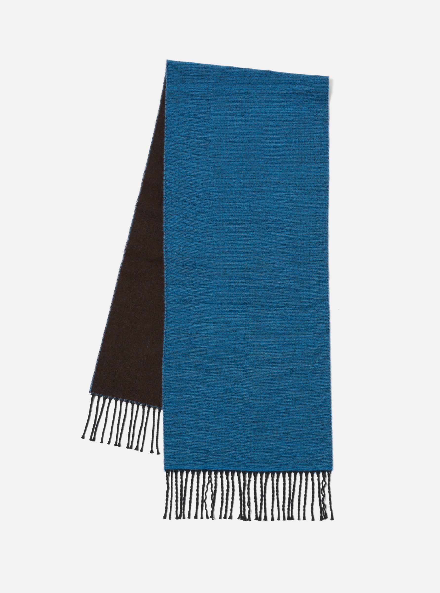 UNIVERSAL WORKS Double Sided Scarf | Green Black LEO BOUTIQUE