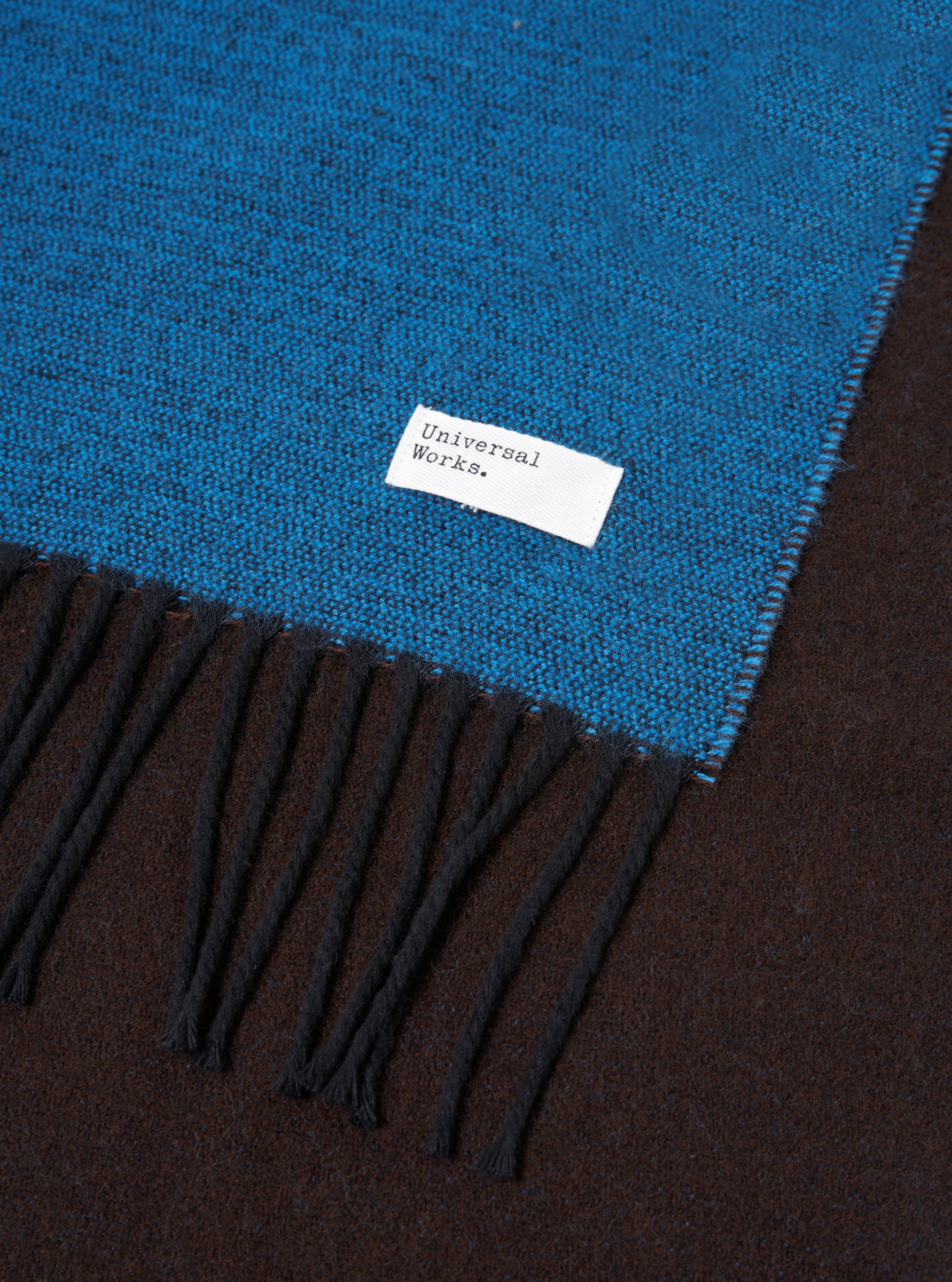 UNIVERSAL WORKS Double Sided Scarf | Green Black LEO BOUTIQUE