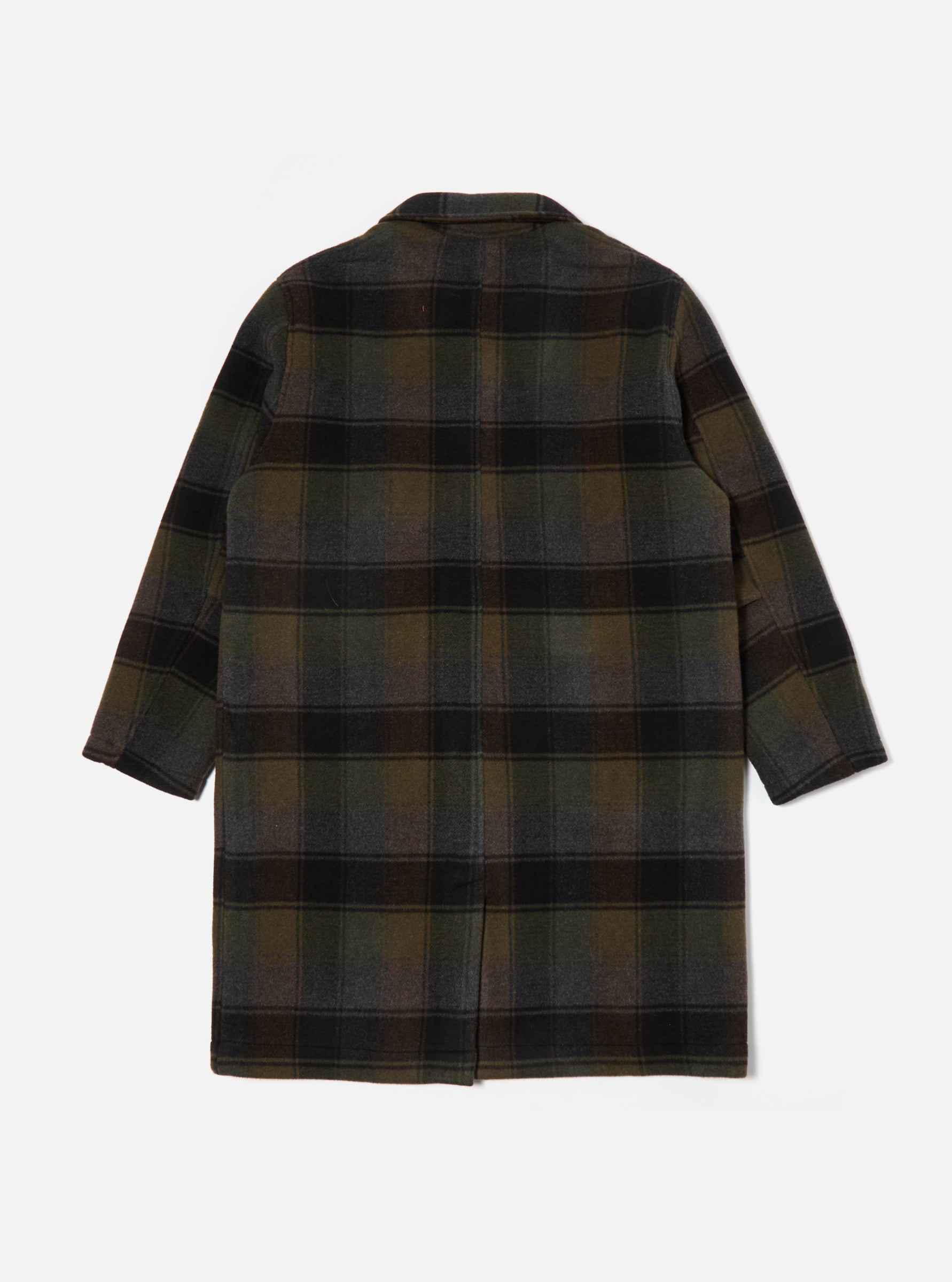 UNIVERSAL WORKS Account Coat | Black/Brown LEO BOUTIQUE