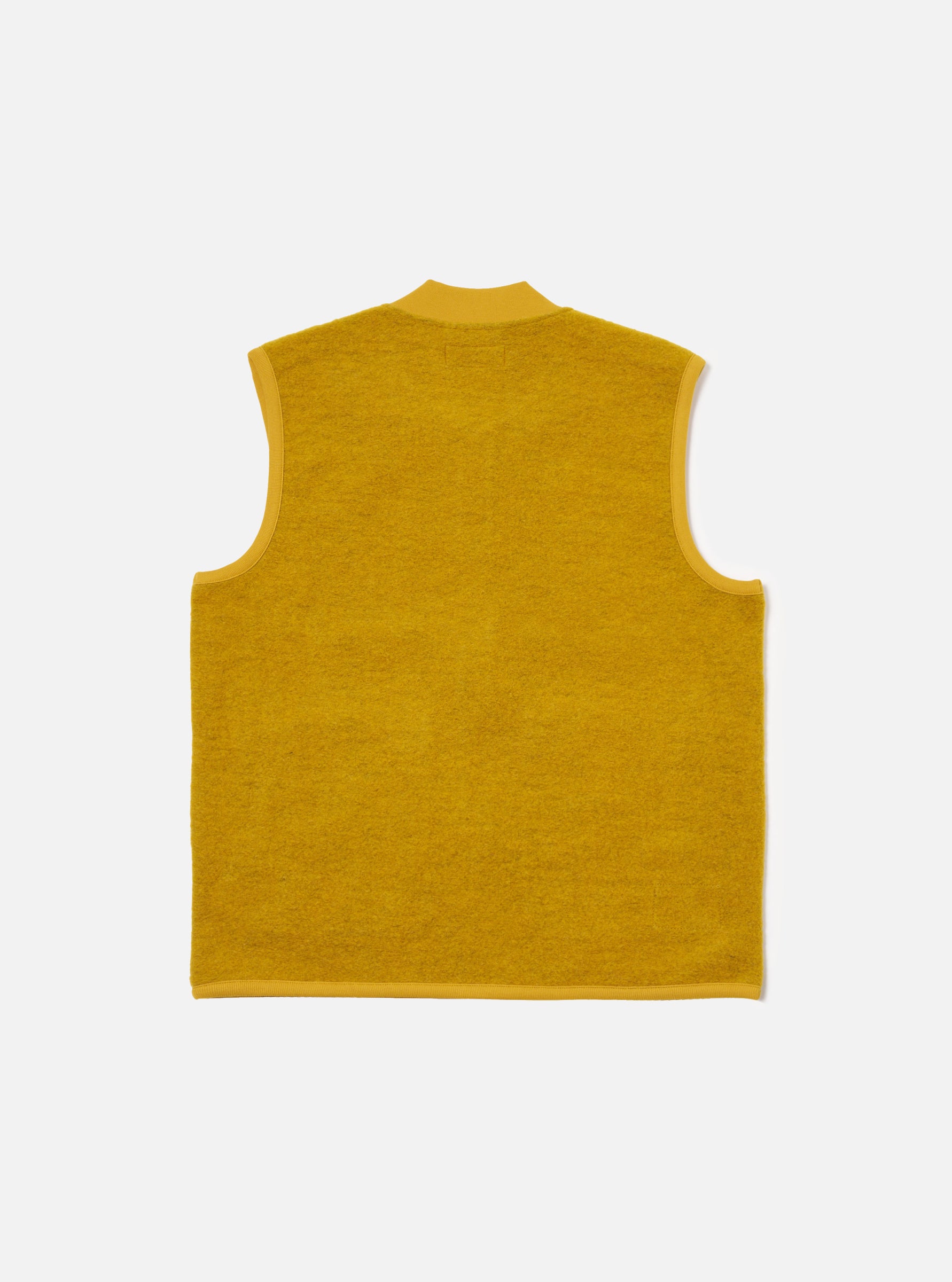 UNIVERSAL WORKS Zip Waistcoat | Yellow LEO BOUTIQUE