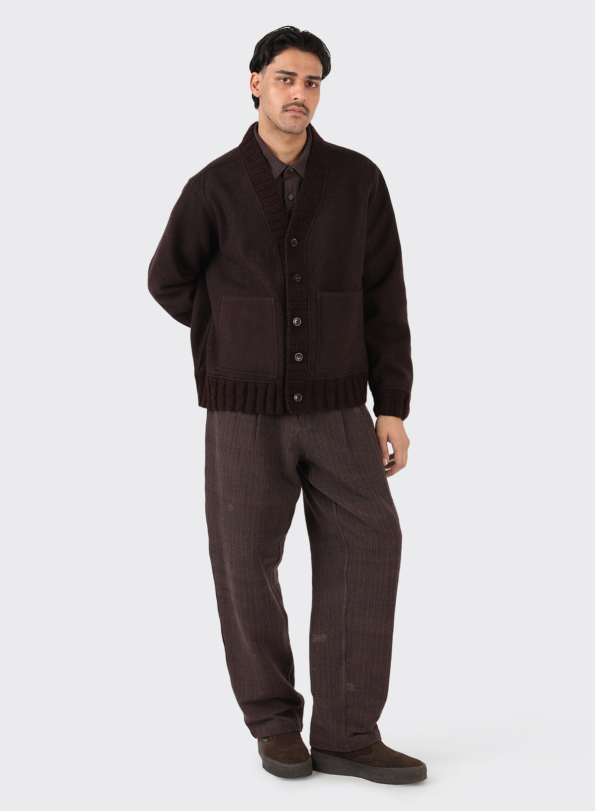 KARDO Devender Cardigan | Cocoa Powder LEO BOUTIQUE