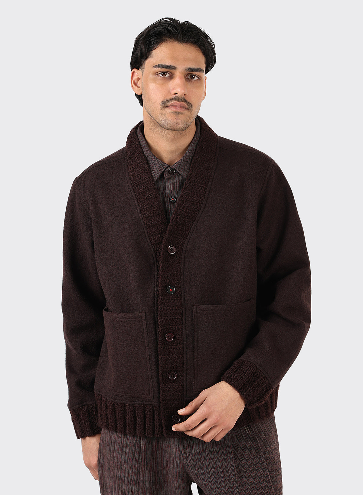 KARDO Devender Cardigan | Cocoa Powder LEO BOUTIQUE