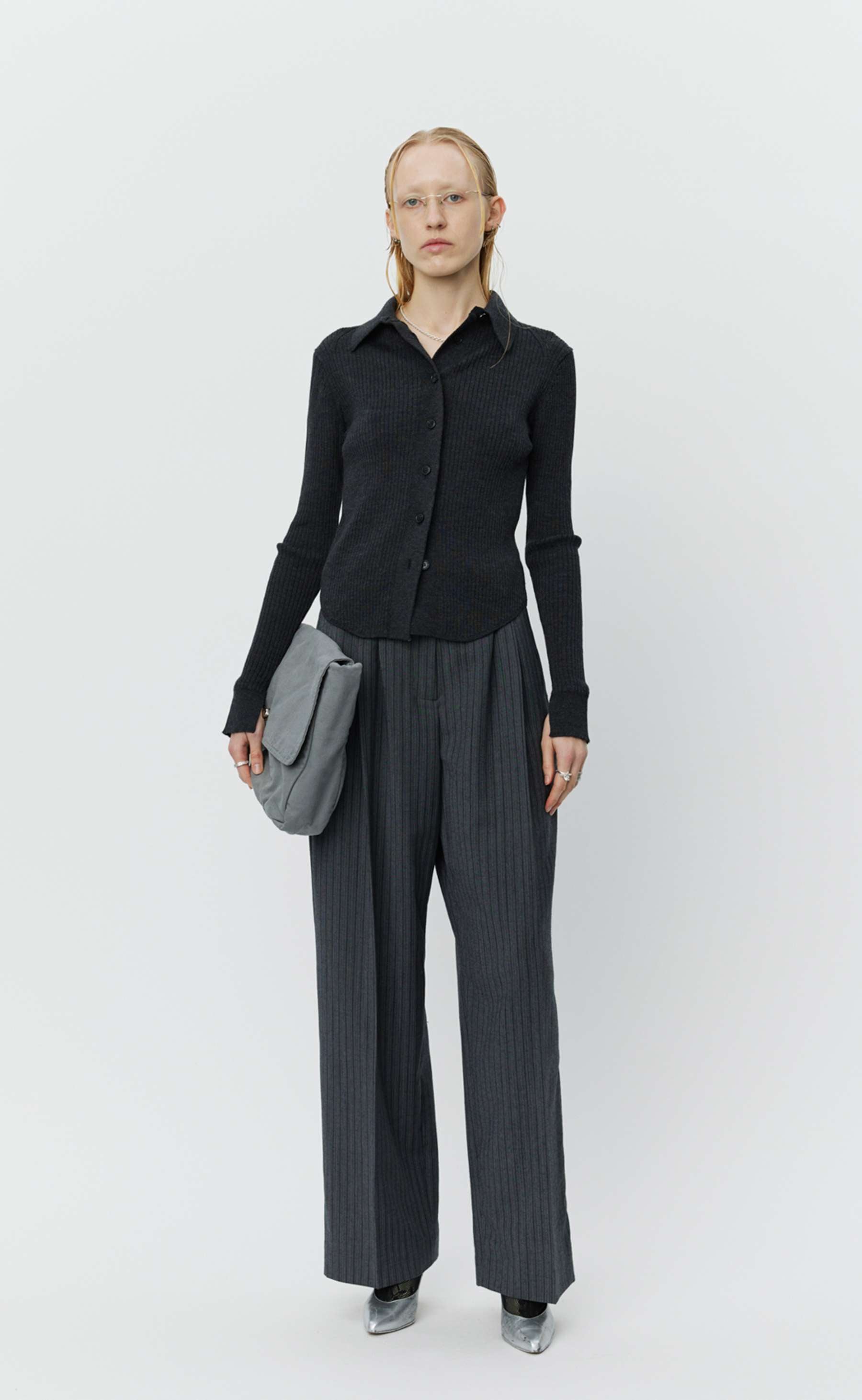 MFPEN Favorite Trousers | Classic Grey Double Stripe LEO BOUTIQUE