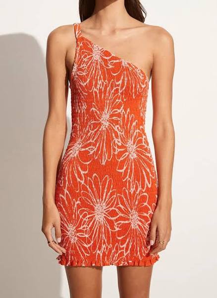 FAITHFULL THE BRAND TERRE Mer Mini Dress La Sirena F Orange LEO BOUTIQUE