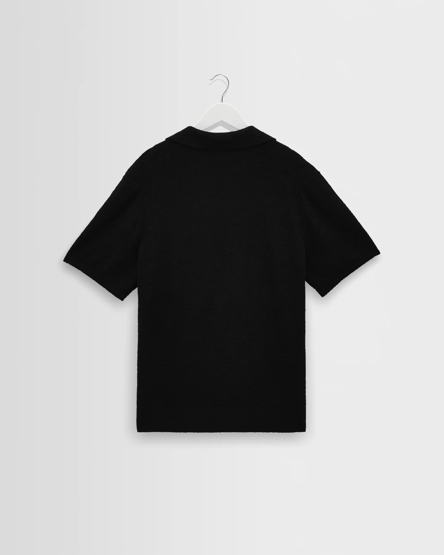 WAX LONDON Siena Polo | Boucle Yarn | Black LEO BOUTIQUE