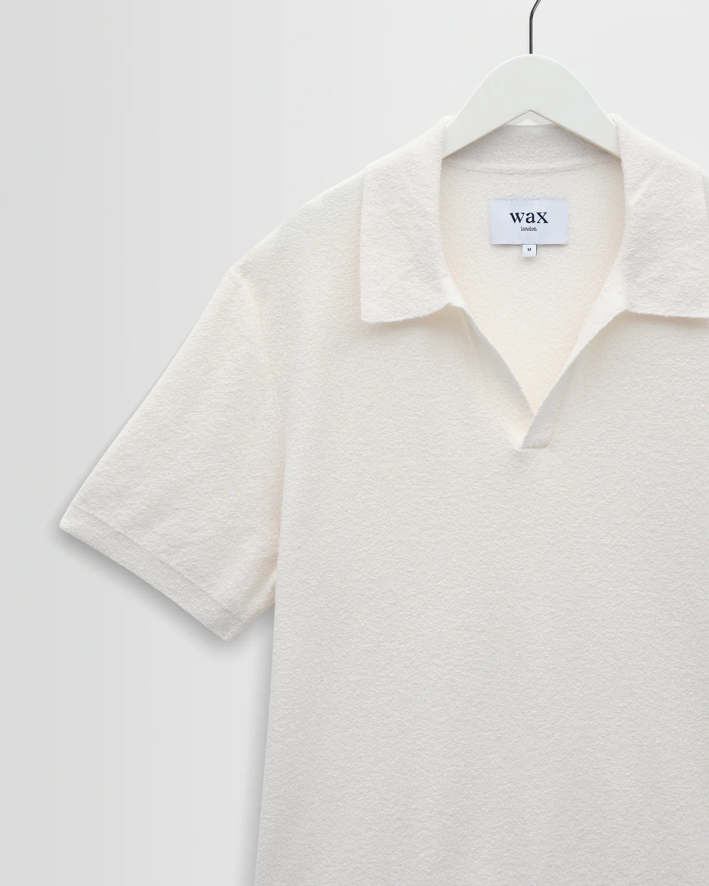 WAX LONDON Siena Polo | Boucle Yarn | Ecru LEO BOUTIQUE