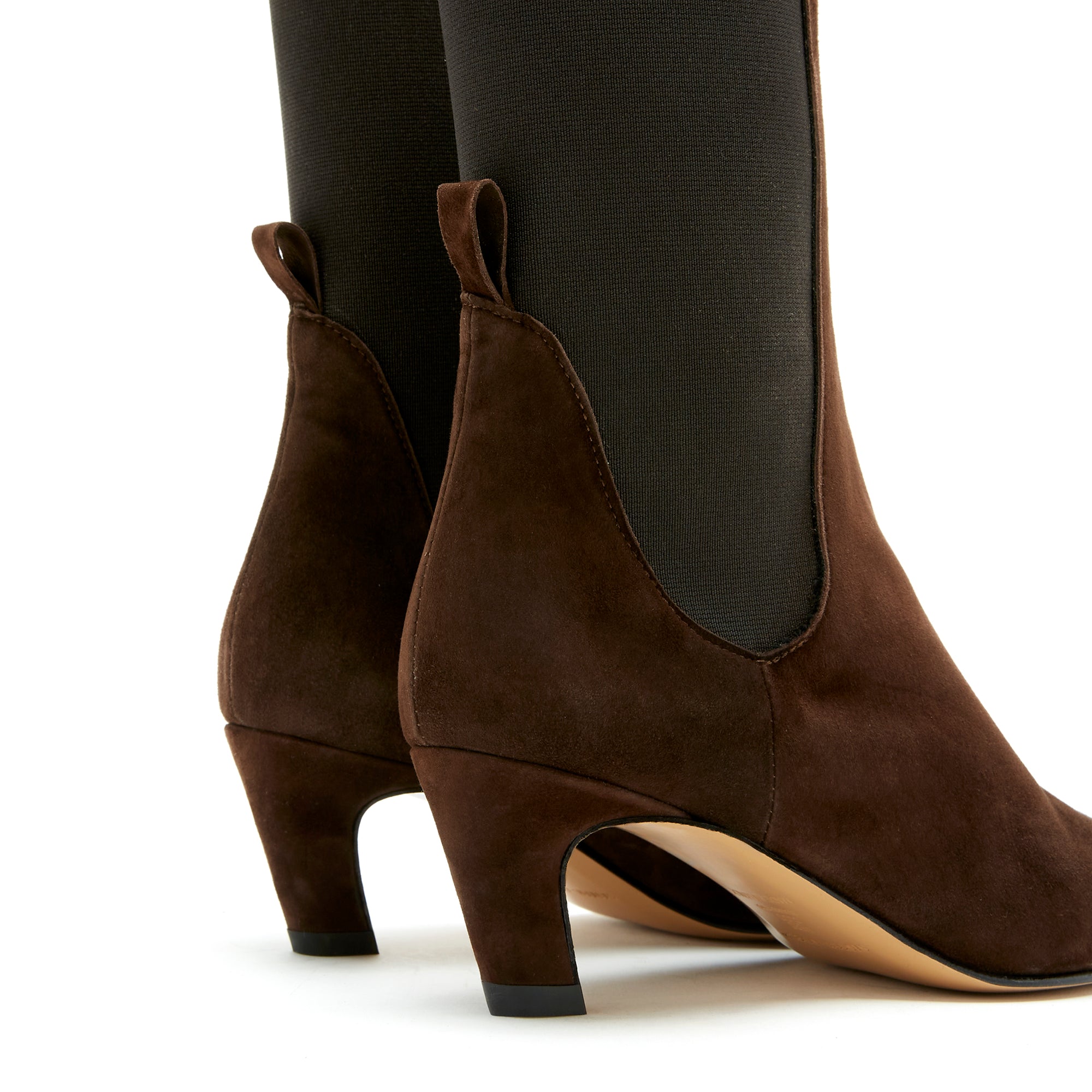LEO BOUTIQUE Lia Suede Boot | Brown Sister X Soeur