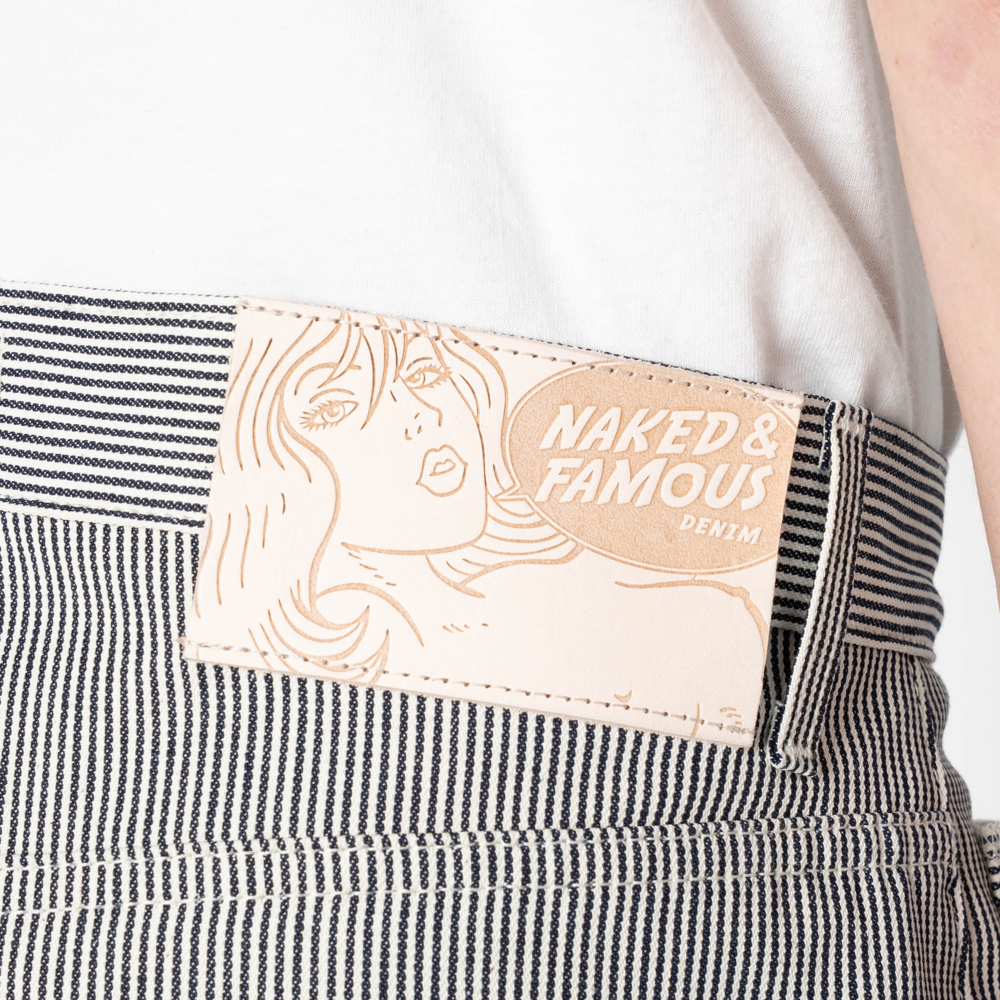NAKED AND FAMOUS Strong Guy | Selvedge Hickory LEO BOUTIQUE 