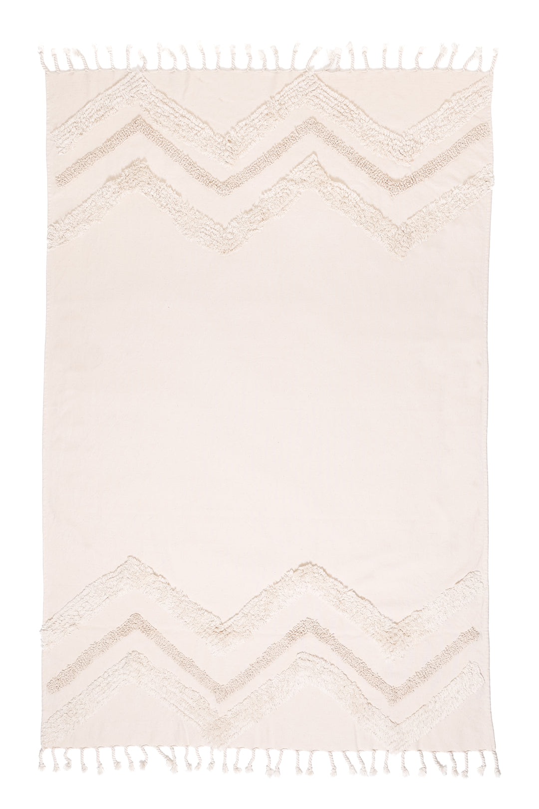LEO BOUTIQUE The Freya Boho Textured Throw | Natural TOFINO TOWEL