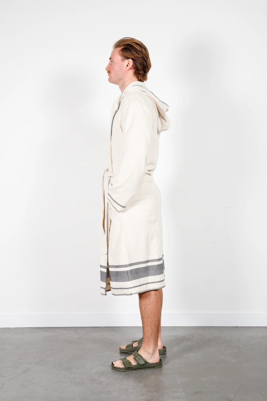 LEO BOUTIQUE The Hawthorne Robe Natural Grey TOFINO TOWEL