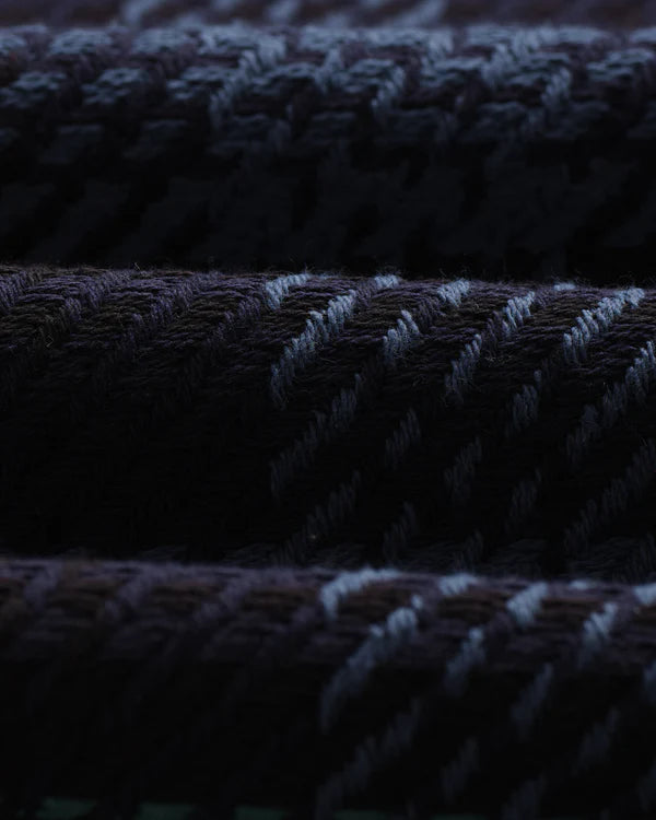 WAX LONDON Whiting OverShirt Stake Check | Navy/Blue LEO BOUTIQUE