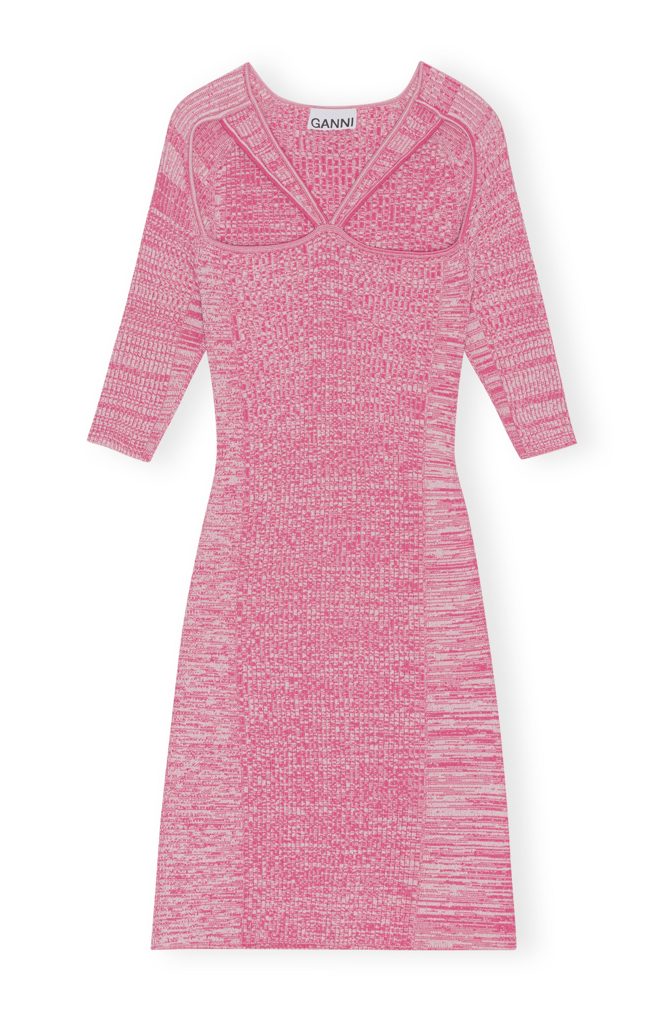 GANNI LEO BOUTIQUE Melange Cut Out Mini Dress Love Potion