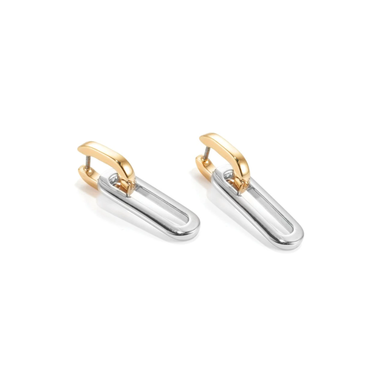 JENNY BIRD Teeni Detachable Link Earrings Two-Tone LEO BOUTIQUE