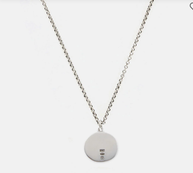 Serge Denimes Hallmark Necklace | Silver Leo Boutique