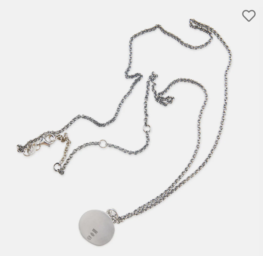 Serge Denimes Hallmark Necklace | Silver Leo Boutique
