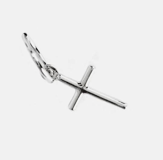 Serge Denimes Cross Earring | Silver Leo Boutique
