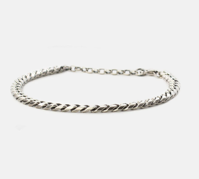 Serge Denimes Scale Bracelet | Silver Leo Boutique