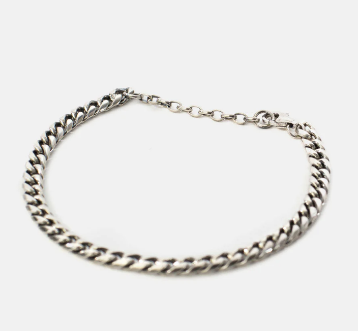 Serge Denimes Scale Bracelet | Silver Leo Boutique