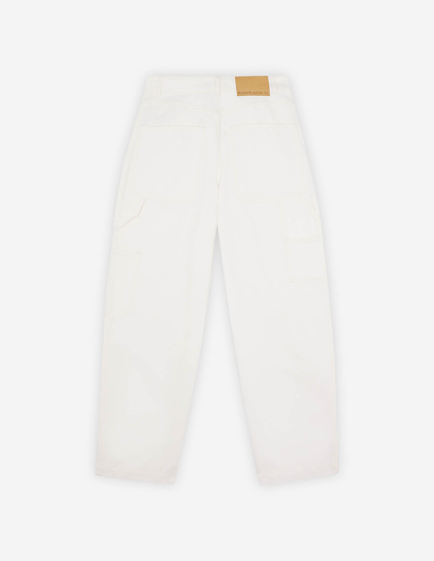 MAISON KITSUNÉ Worker Jeans Off White  LEO BOUTIQUE